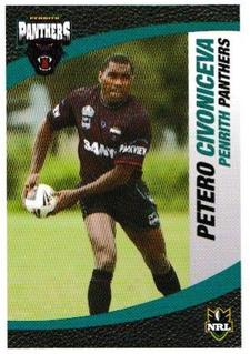 2008 Daily Telegraph NRL #97 Petero Civoniceva Front